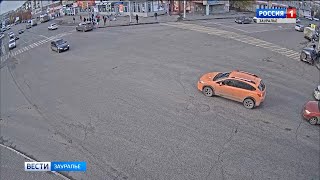 В Кургане автоледи сбила трёх пешеходов