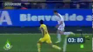 Gareth Bale Vs Villarreal - 75m in 9.12 seconds 40 Km/h - Amazing Run