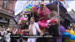 Czech capital hosts first ever "gay pride"... - no comment
