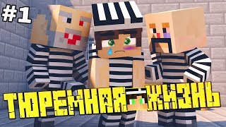 ВЫЖИВАНИЕ БОМЖА В ТЮРЬМЕ! ПЕРВЫЙ ДЕНЬ ЗА РЕШЁТКОЙ! МАЙНКРАФТ