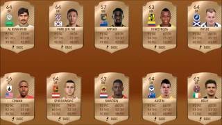 Fifa 17 - Fastest Bronze Players (91-93 pace)