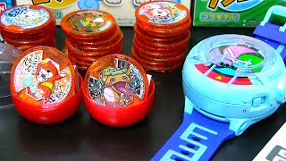 妖怪ウォッチ 鬼吉メダル 初レビュー!!ジバニャン/ツチノコ おみくじ神社バスターズ 景品 Yo-kai Watch