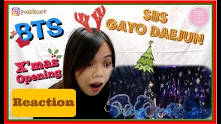 【Reaction】2019 SBS GAYO DAEJUN BTS (방탄소년단) Christmas Song Opening?｜Po's Closet