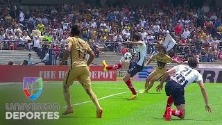 Pumas vivió una lluvia de goles y humilló a un irreconocible Monterrey