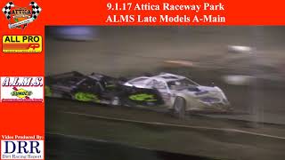 9.1.17 Attica Raceway Park - ALMS Late Models A-Main