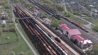 Станція Ромодан з повітря