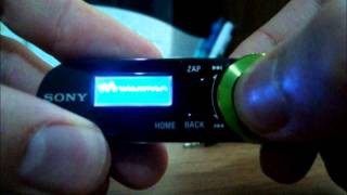 Unboxing: Sony Walkman série B nwz-162