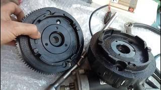 Установка электрического стартера с Yamaha 9.9 FMHS на мой Sea Pro OTH 9.9