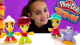 Play-doh Town de hasbro. Una ciudad de Plastilina!