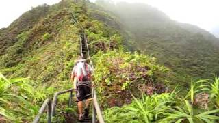 Island Trails - Haiku Stairs (Stairway to Heaven)-Moanalua Valley