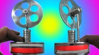 МАГНИТНЫЙ ДВИГАТЕЛЬ СТИРЛИНГА Magnet Motor STIRLING ENGINE  ИГОРЬ БЕЛЕЦКИЙ
