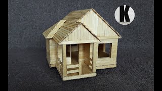Как сделать дом из палочек? / How to make a house of sticks?