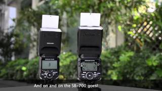 Nikon SB-900 VS SB-700 - Overheating demonstration