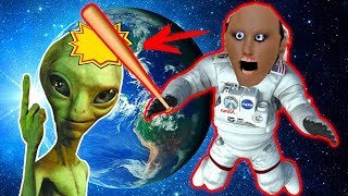 БАБКА ГРЕННИ в КОСМОСЕ ИНОПЛАНЕТЯНИ в ШОКЕ / GRANNY SPACE MOD
