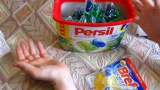 Обзор Дуо капсулы для стирки Persil Эксперт 50 шт из Rozetka