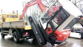 excavator climbing