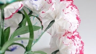 Как сделать Гвоздику из ткани. Мастер класс.