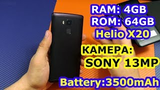 "СМАРТФОН РАКЕТА" - 4/64, батарея 3500mAh, камера Sony 13MP, HELIO X20/ РАСПАКОВКА