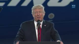 Trump Visits Boeing In South Carolina- Full Speech