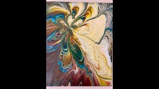 #1 Заливка акрилом с  цитрусовой соковыжималкой. #1 Pouring acrylic using citrus juicer