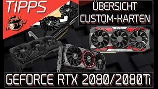 Nvidia GeForce RTX Turing 2080 2080Ti - Übersicht Custom-Grafikkarten | DasMonty Deutsch