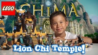 LION CHI TEMPLE - LEGO Legends of Chima Set 70010 Time-lapse Build, Unboxing & Review by EvanTubeHD