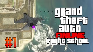 GTA 5 Online Flight School #1 - Outside Loop (Grand Theft Auto Online San Andreas Flight School DLC)