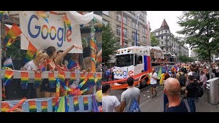Huawei P30 Pro Dual View needs a firmware fix: watching Pride Parade in Zurich