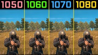 PUBG GTX 1050 Ti vs. GTX 1060 vs. GTX 1070 vs. GTX 1080 [1440p]