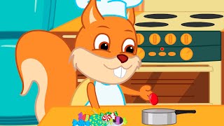 Famille d'Écureuil - Biscuits Au Caramel Animé 2022 en Français