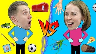 ЧЕЛЛЕНДЖ Батл МАМА vs ПАПА! Кто ВЫИГРАЕТ в Этом ПОЕДИНКЕ? Мини Игры на Двоих от FFGTV