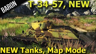 War Thunder Tanks - T-34/57, New Tanks, New Map Mode! - Ground Forces Gameplay