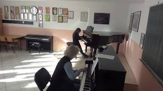 04.01.2020 Maria Belokopytova: Mira Marchenko' Master class, Music school, Budva, Montenegro