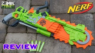 [REVIEW] Nerf Zombie Strike Brainsaw Unboxing, Review, & Firing Test