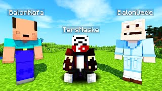 BALON DEDE MİNECRAFT'TA BALON KAFAYI ARIYOR - Minecraft