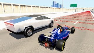 200 Spike Strip Challenge #3 – BeamNG Drive Crash Testing | CrashBoomPunk