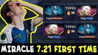 Miracle in 7.21 FIRST GAME — they said Juggernaut is NERFED?