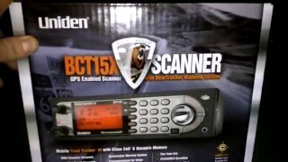 Uniden Bearcat BCT15X unboxing