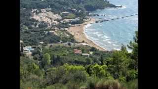 Corfu Βest Beaches Map / Photos - Κέρκυρα. Kαλύτερες Παραλίες / Χάρτης