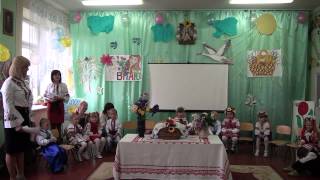 Свято Пасхи у садочку в Піддністрянах