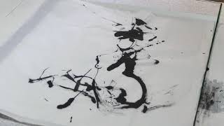 portrait d'artiste Yves DIMIER - peintre calligraphe