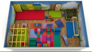 Material para salas de psicomotricidad, salas de integración sensorial y salas multisensoriales