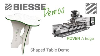Rover A EDGE - Shaped Table Demo