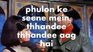 Khilte Hain Gul Yahan-Karaoke & Lyrics-Sharmilee
