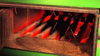 Biomassa gestookte CV installatie op houtpellets