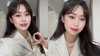 (sub)방구석 핑크빛 아이돌 메이크업 봄맞이 바뀐 스킨케어 공개 | 웨붕이 차 사고난 썰..^^ | 러블리st 화사한 핑크 코랄 색조템들