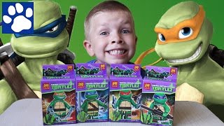 Распаковка конструктор ЛЕГО Ниндзя Черепашки | TNMT LEGO Unboxing