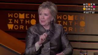 Hillary Clinton: "Take criticism seriously but not personally."
