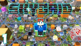 МАЙНКРАФТ ВЫЖИВАНИЕ НА КАРТЕ СКАЙГРИД #1 BimSon ( SkyGrid )