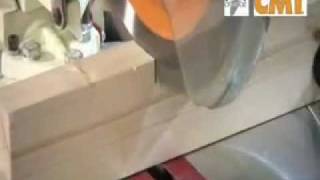 CMT's ITK saw blade on miter saw